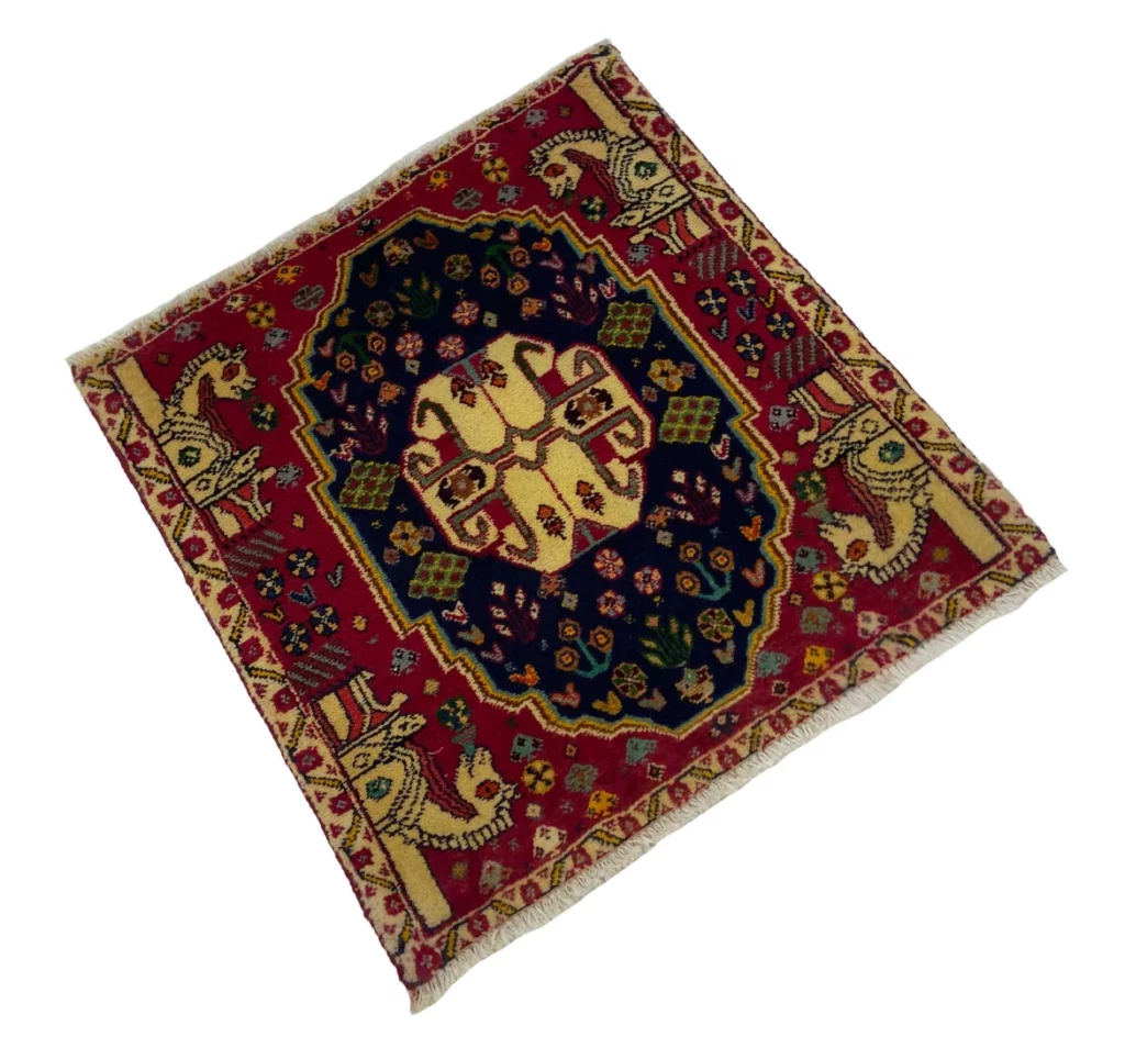 Perserteppich Fars 60 x 60 cm Wolle handgeknüpft