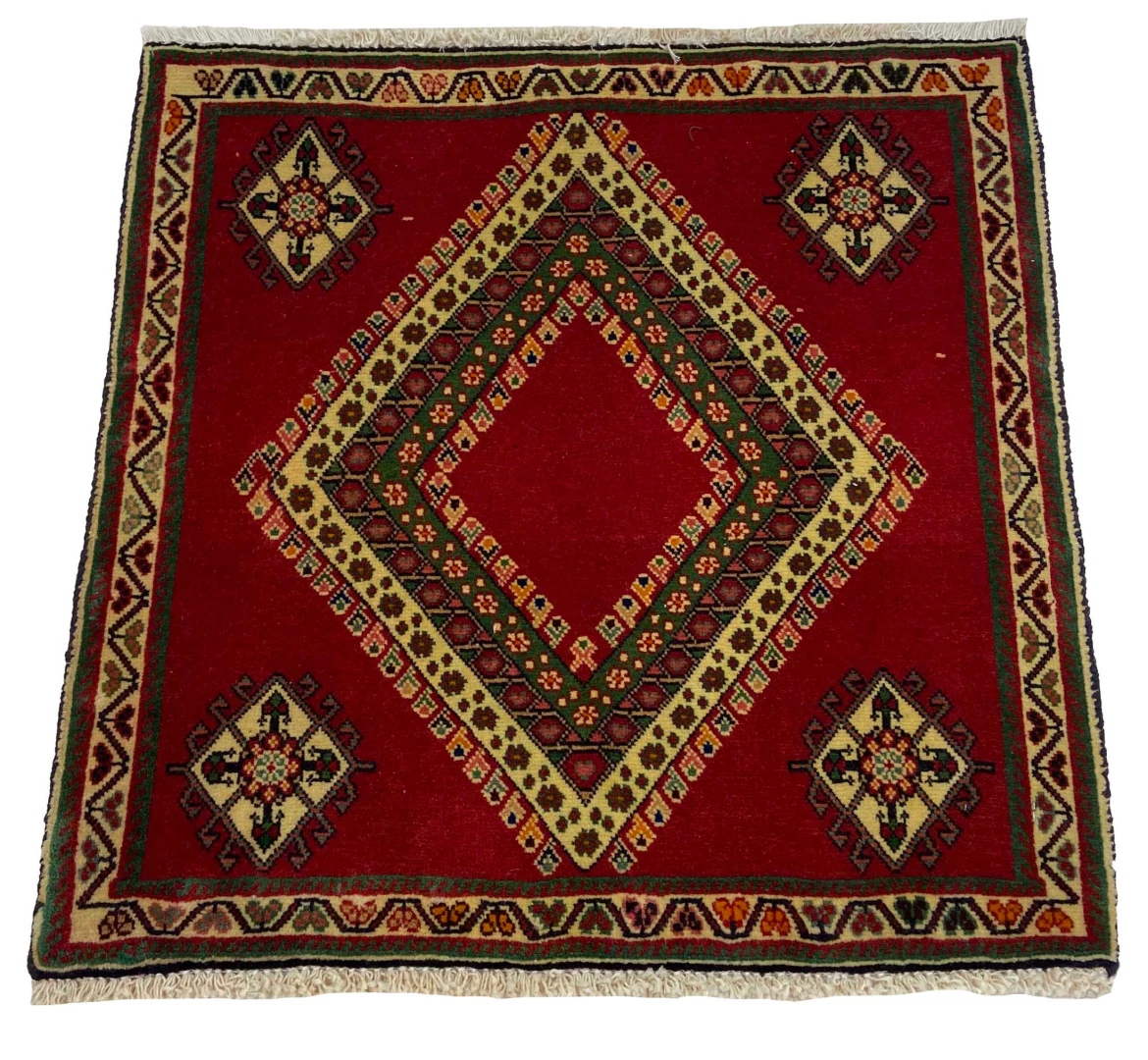 ghashghai-orientteppich-60x60-cm-250000-knoten-handgeknupft-fur-teppiche-1 Perserteppich Fars 60 x 60 cm Wolle handgeknüpft