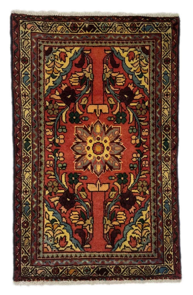 Perserteppich Hamadan 100 x 63 cm Wolle handgeknüpft