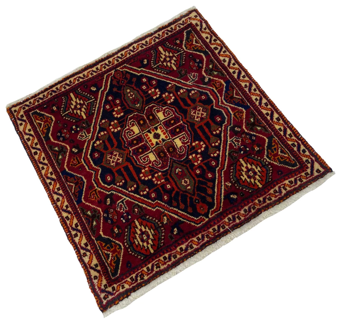 ghashghai-teppich-60-x-62-cm-250000-knoten-handgeknupft-orientteppich-2 Perserteppich Fars 60 x 62 cm Wolle handgeknüpft