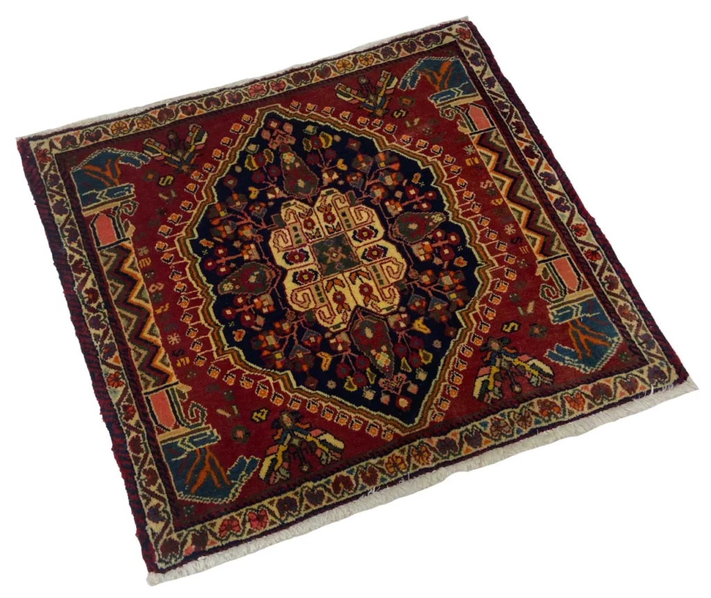 ghashghai-teppich-60x69-cm-180000-knoten-m-handgeknupft-orientteppich-2 Perserteppich Fars 60 x 69 cm Wolle handgeknüpft