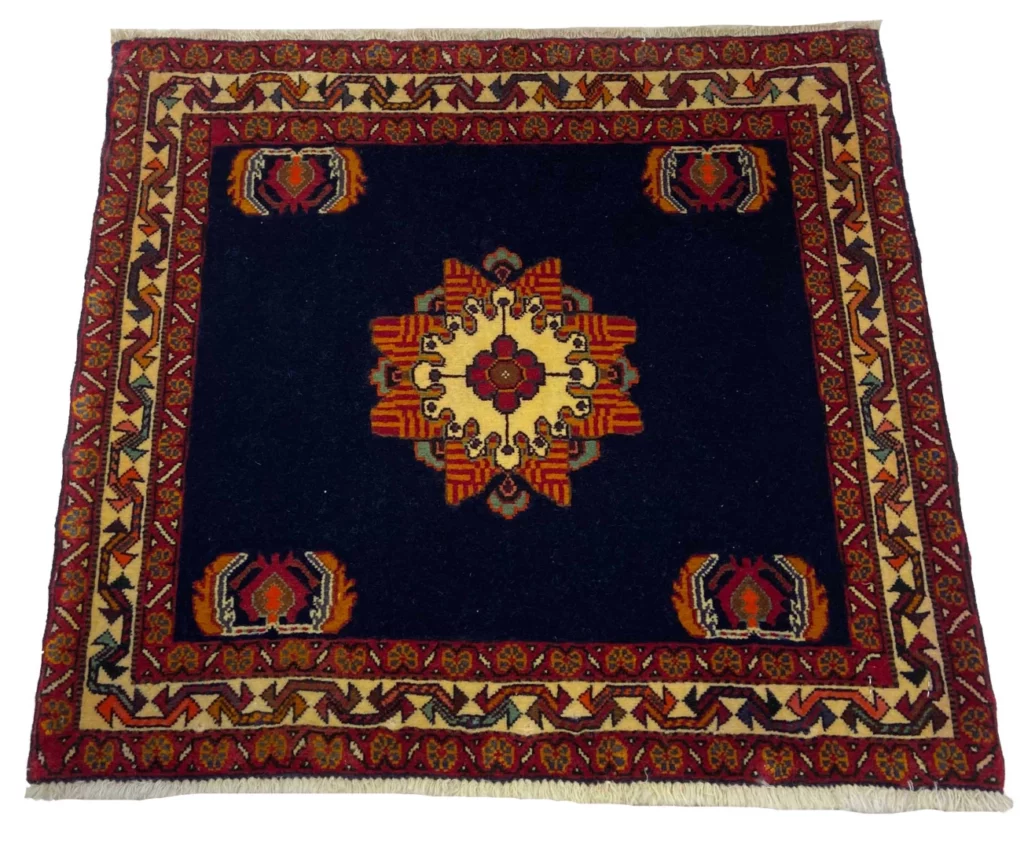 Perserteppich Fars 61 x 66 cm Wolle handgeknüpft