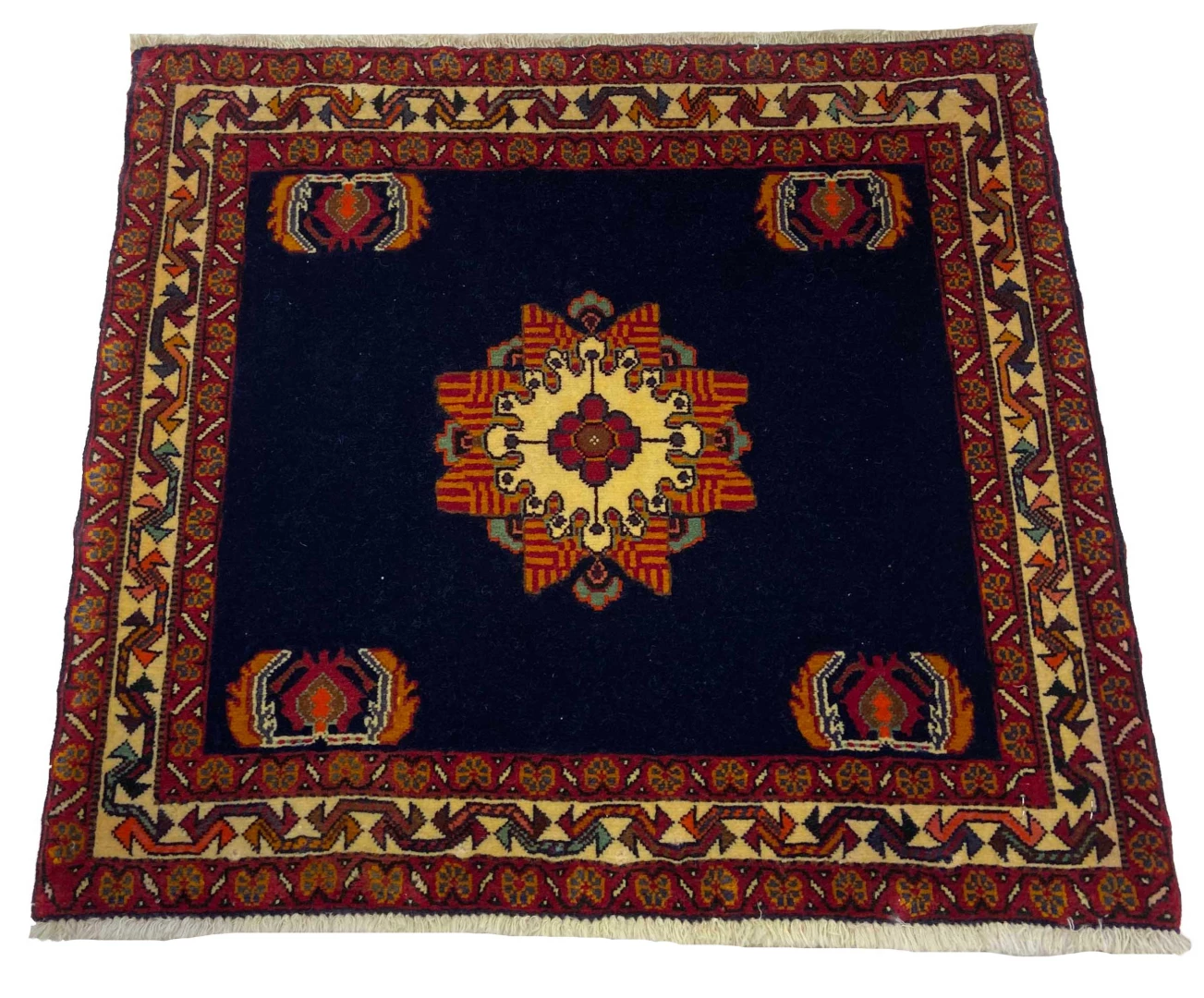 Perserteppich Fars 61 x 66 cm Wolle handgeknüpft