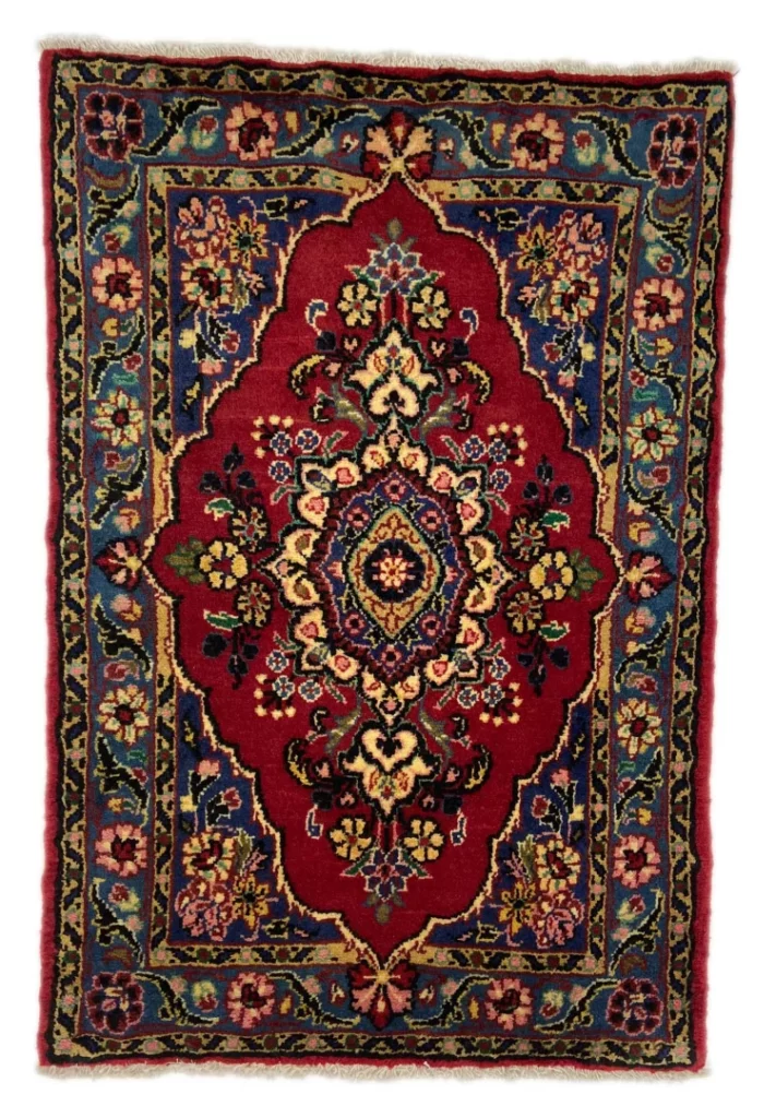 Perserteppich Hamadan 104 x 71 cm Wolle handgeknüpft