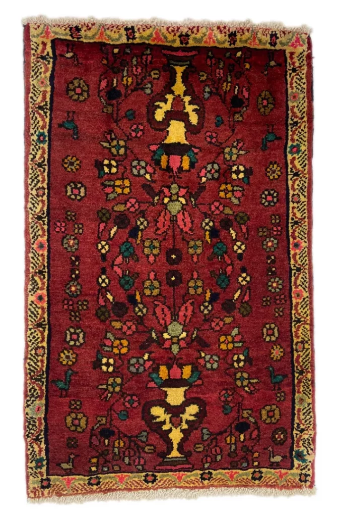 Perserteppich Hamadan 107x67 cm Wolle handgeknüpft
