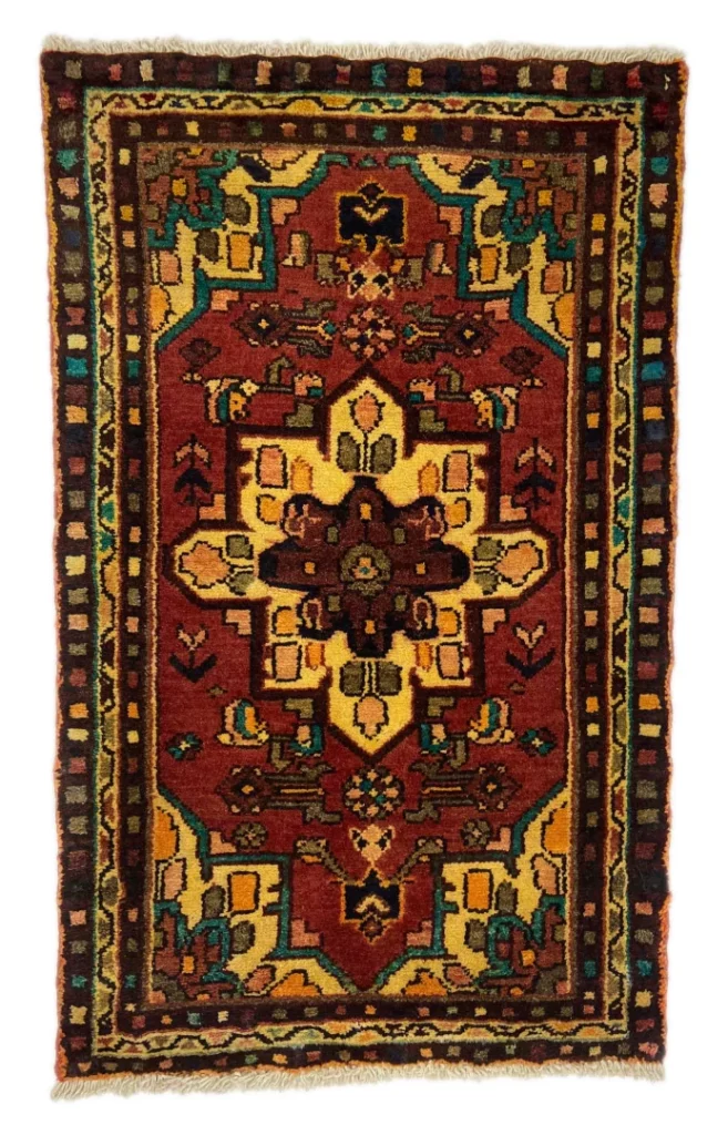 Perserteppich Hamadan 110 x 68 cm Wolle handgeknüpft