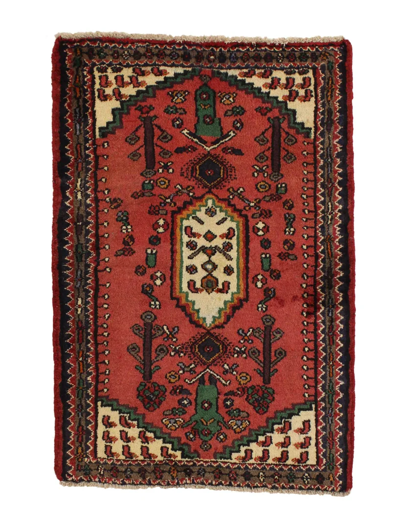 Perserteppich Hamadan 110 x 75 cm Wolle handgeknüpft