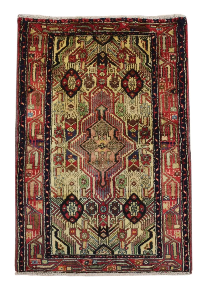 Perserteppich Hamadan 110x75 cm Wolle handgeknüpft