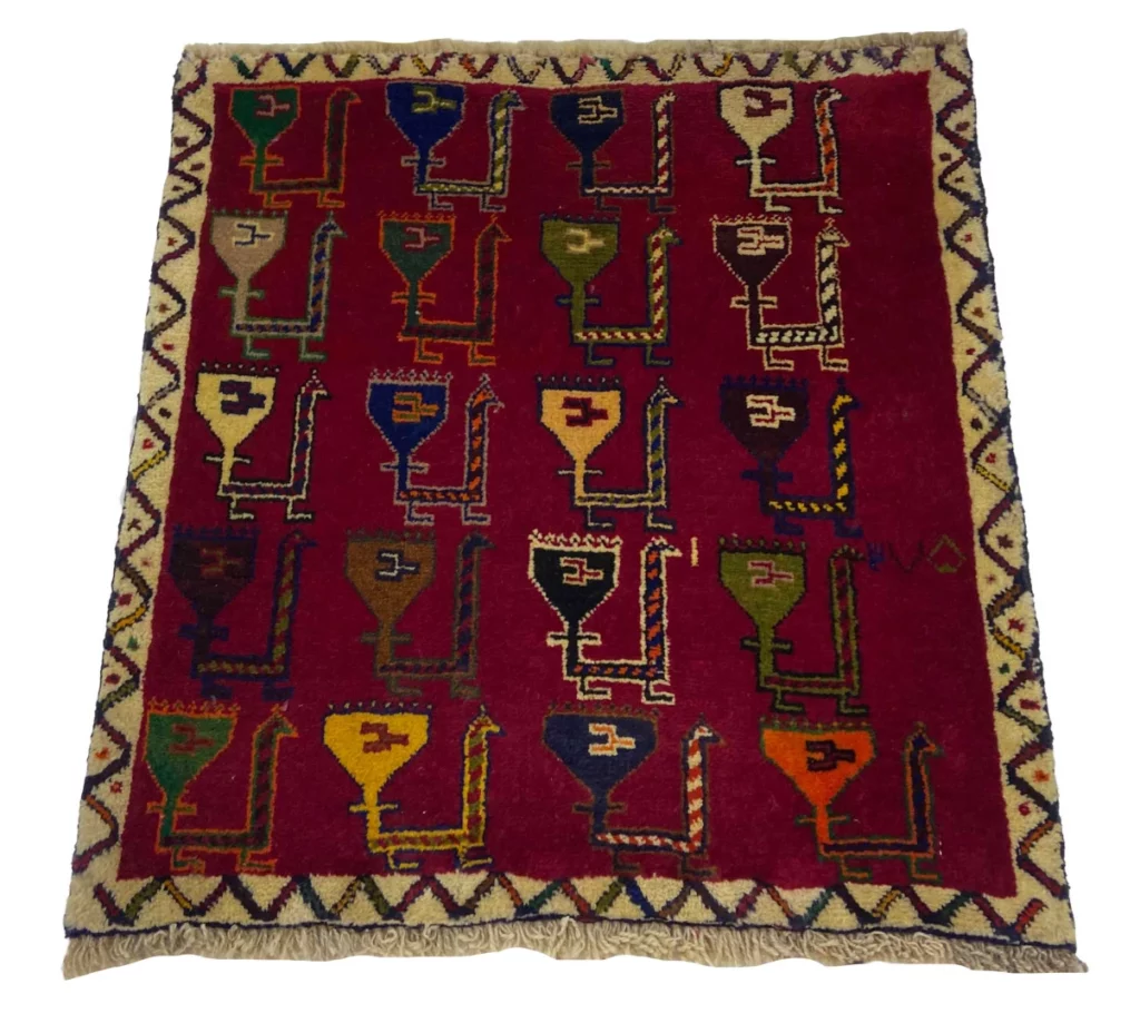 Orientteppich Fars 62x60 cm Wolle handgeknüpft