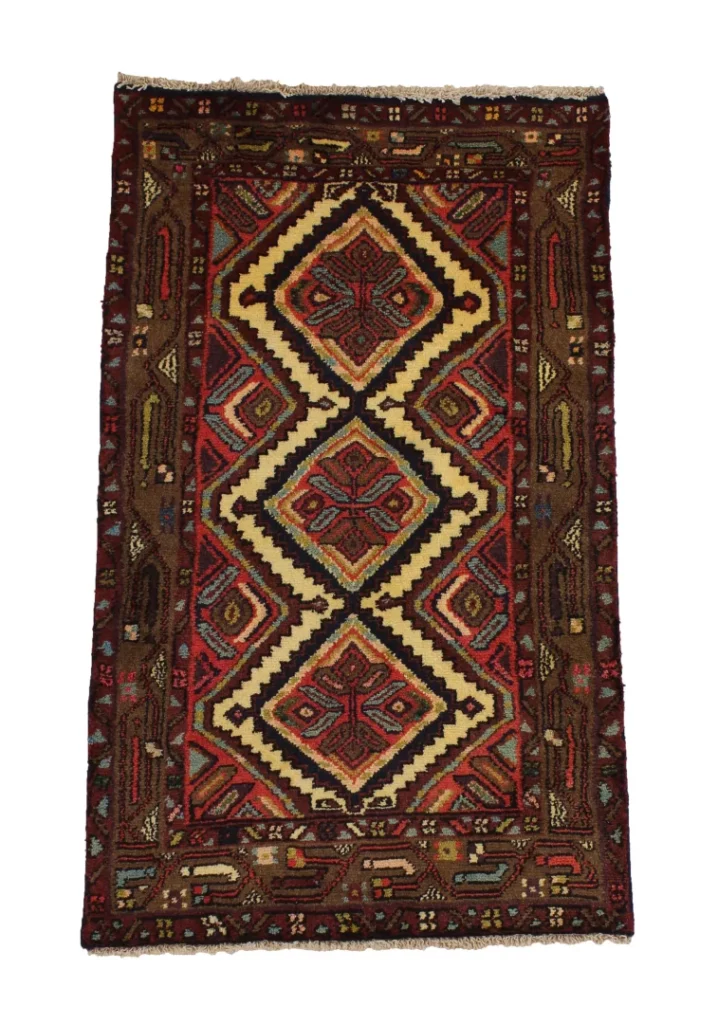 Perserteppich Hamadan 112 x 70 cm Wolle handgeknüpft