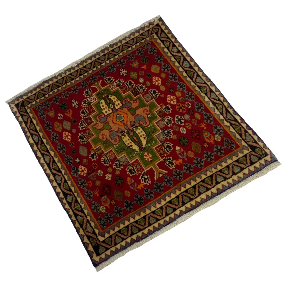 Perserteppich Fars 62 x 60 cm Wolle handgeknüpft