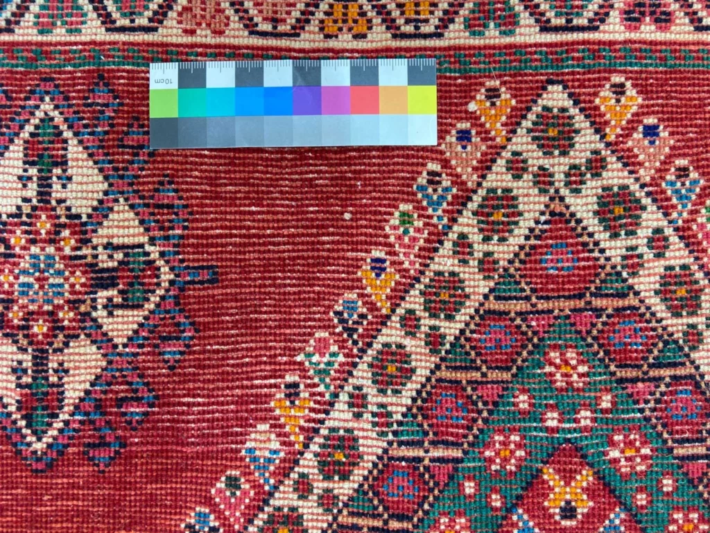 Perserteppich Ghashghai 62 x 60 cm Wolle handgeknüpft