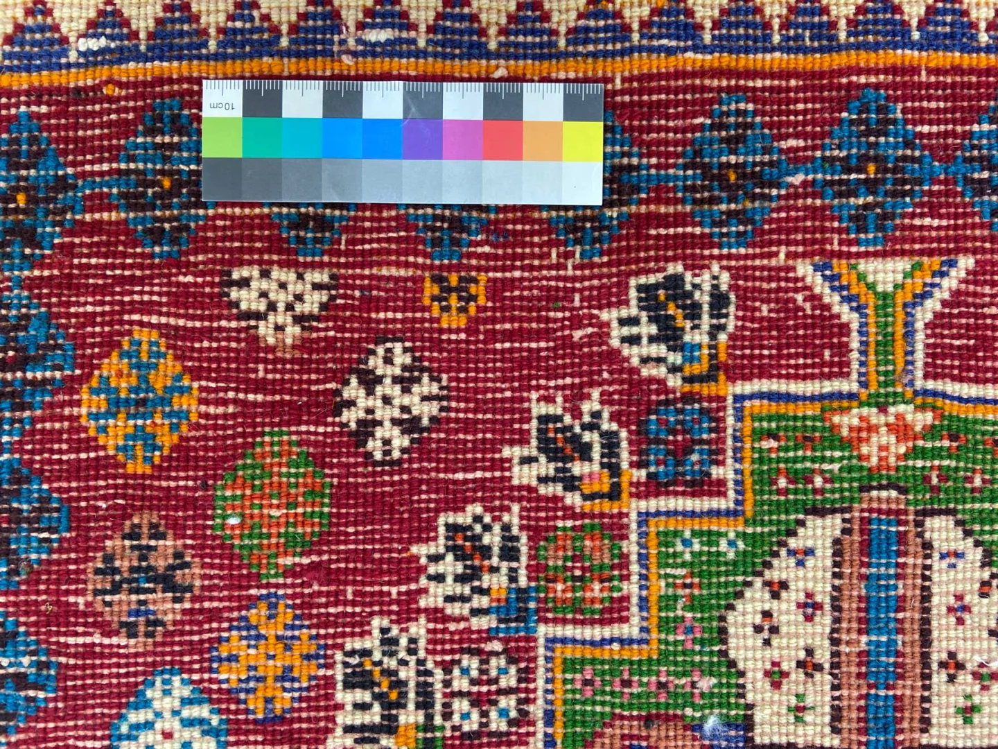 Perserteppich Fars 62 x 62 cm Wolle handgeknüpft