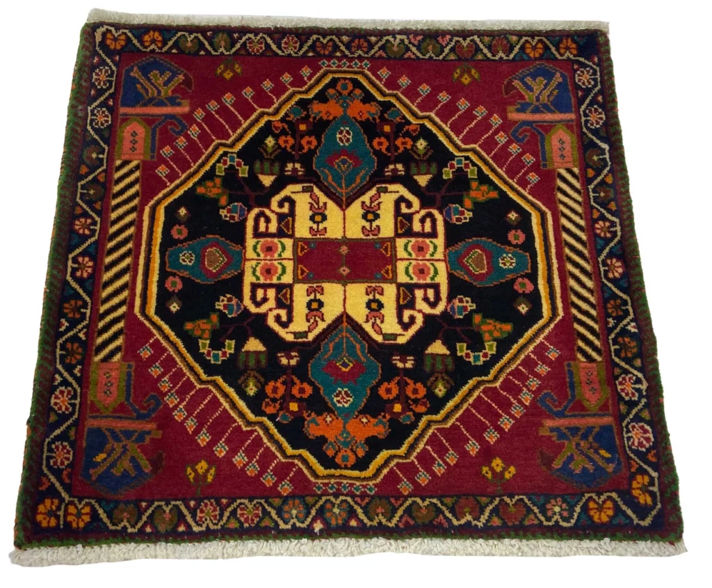 Perserteppich Fars 62 x 68 cm Wolle handgeknüpft