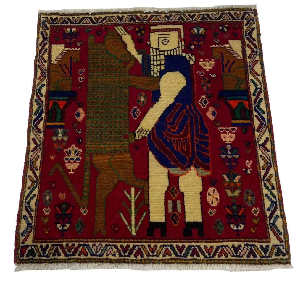 ghashghai-orientteppich-63x57-cm-180000-knoten-handgeknupft-1 Perserteppich Fars 63 x 57 cm Wolle handgeknüpft