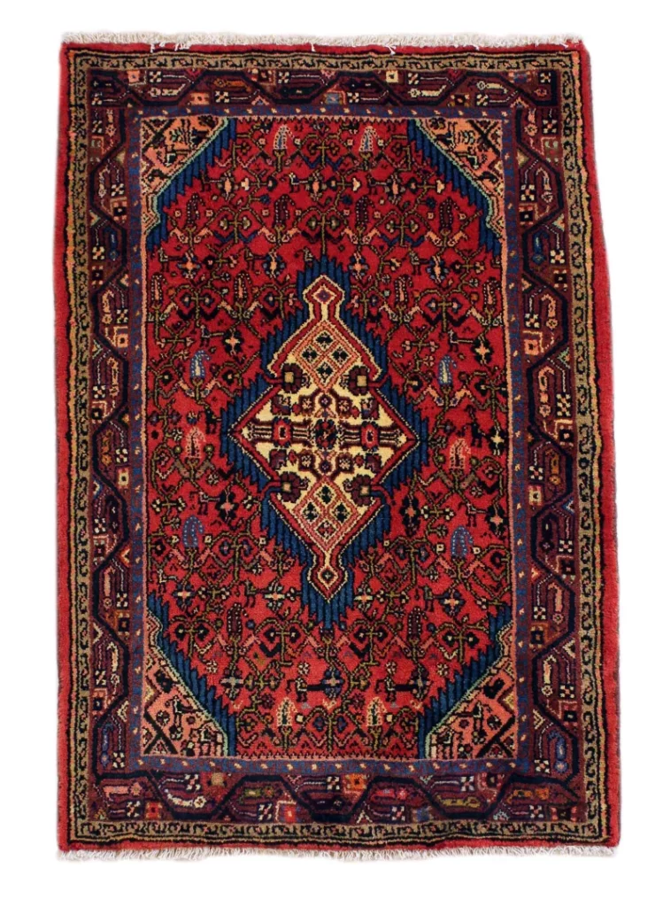 Perserteppich Hamadan 117 x 77 cm Wolle handgeknüpft