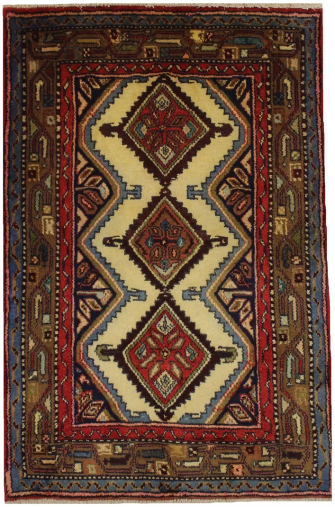 Perserteppich Hamadan 119 x 80 cm Wolle handgeknüpft
