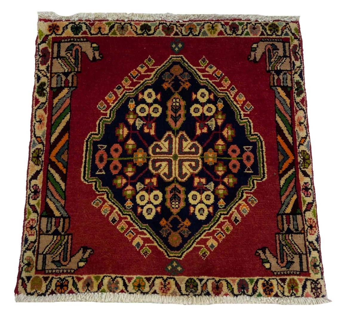 Perserteppich Fars 64x62 cm Wolle handgeknüpft