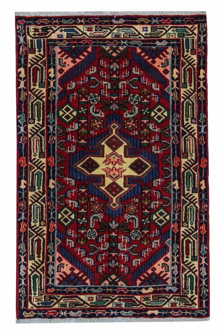 Perserteppich Hamadan 120 x 77 cm Wolle handgeknüpft
