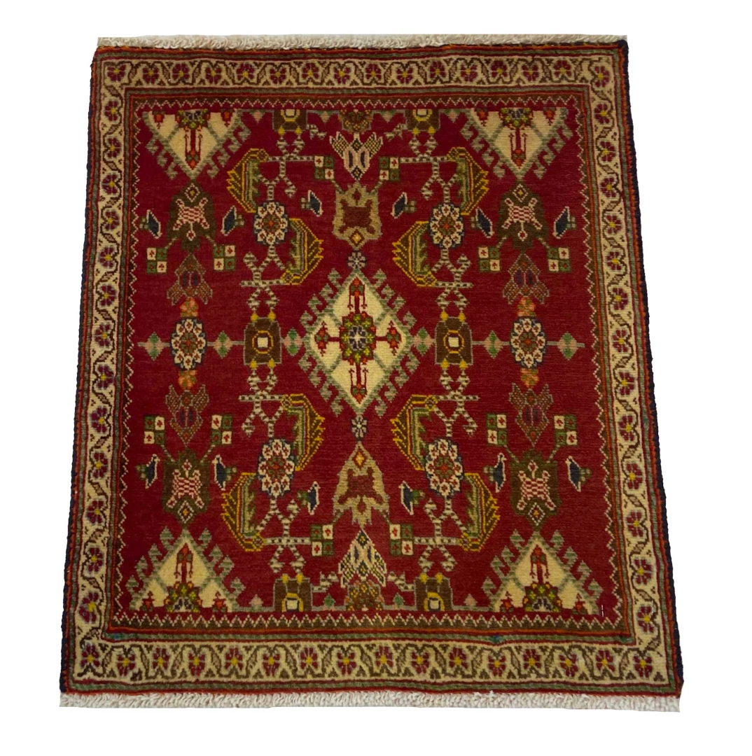 Perserteppich Fars 65 x 55 cm Wolle handgeknüpft