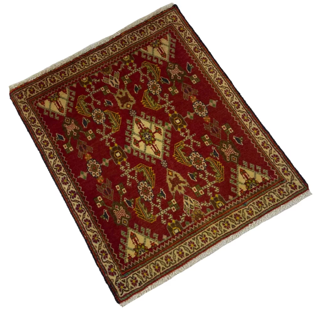 Perserteppich Fars 65 x 55 cm Wolle handgeknüpft