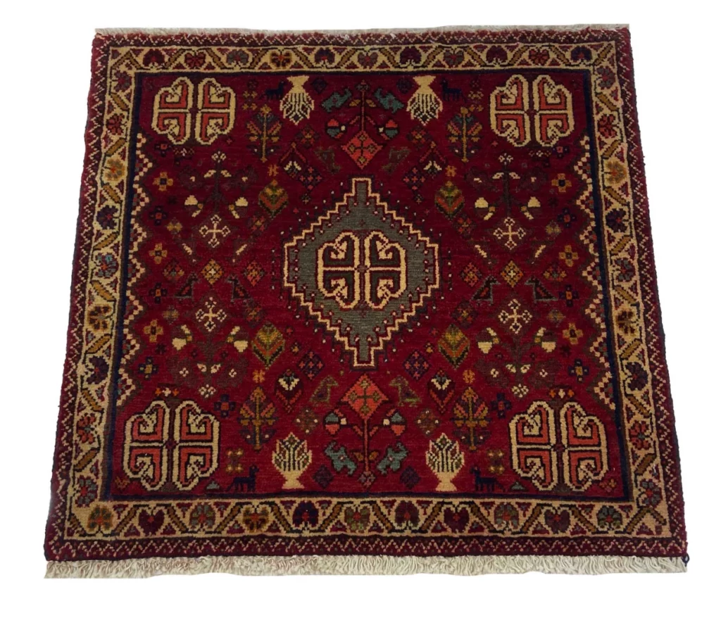 Perserteppich Fars 66 x 66 cm Wolle handgeknüpft