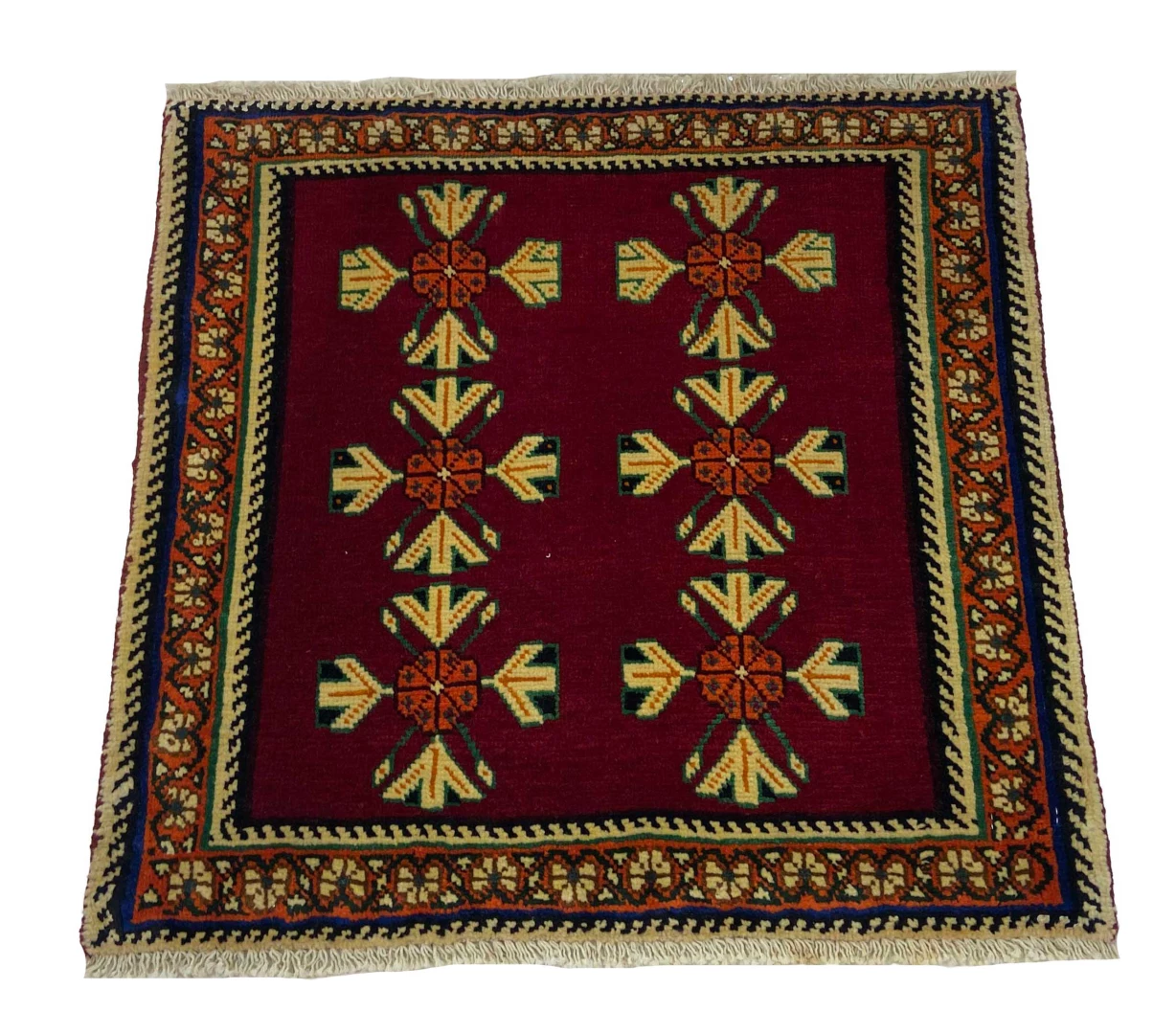 Perserteppich Ghashghai 66 x 67 cm Wolle handgeknüpft