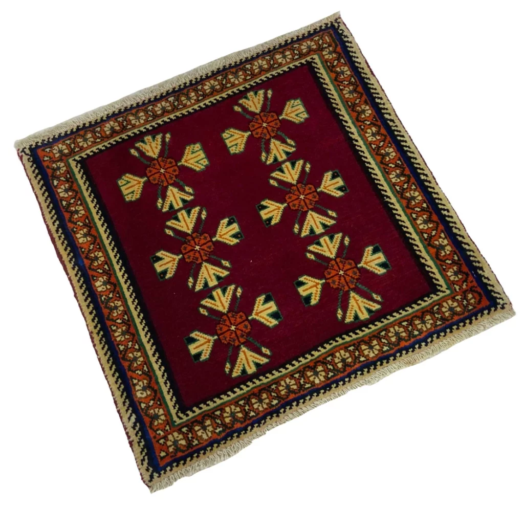 Perserteppich Ghashghai 66 x 67 cm Wolle handgeknüpft