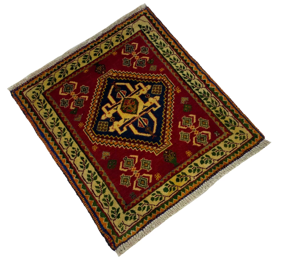 ghashghai-orientteppich-66x60-cm-250000-knoten-m-handgeknupft-2 Perserteppich Fars 66 x 60 cm Wolle handgeknüpft