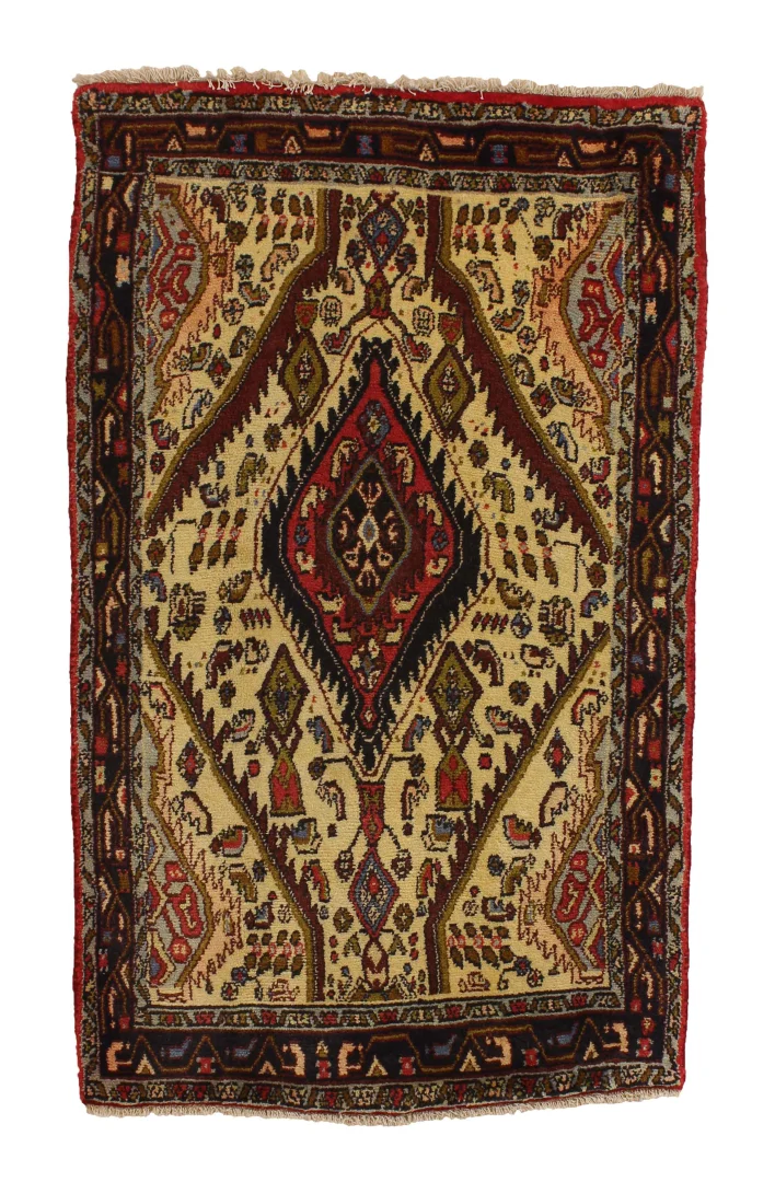 Perserteppich Hamadan 122 x 74 cm Wolle handgeknüpft
