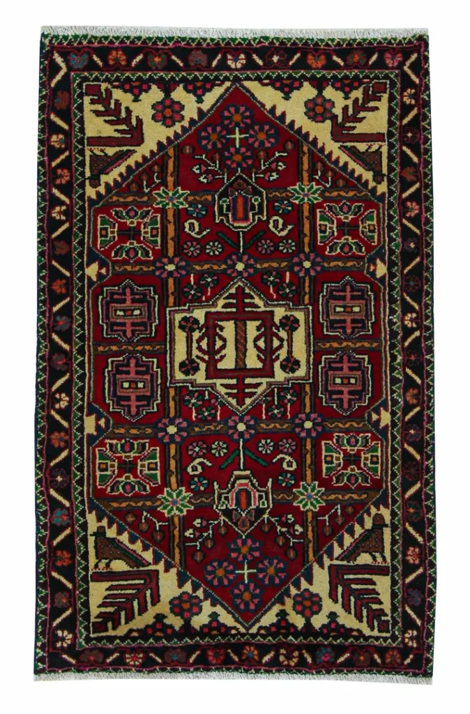 Perserteppich Hamadan 122 x 76 cm Wolle handgeknüpft