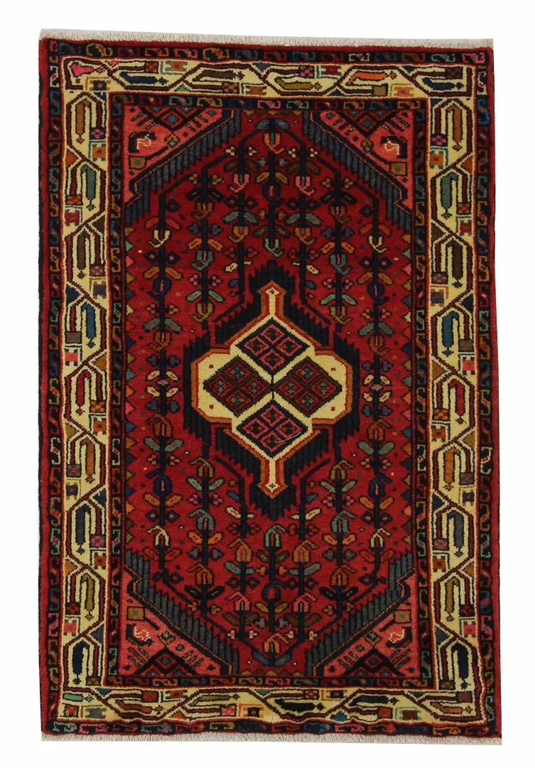 Perserteppich Hamadan 122 x 81 cm Wolle handgeknüpft