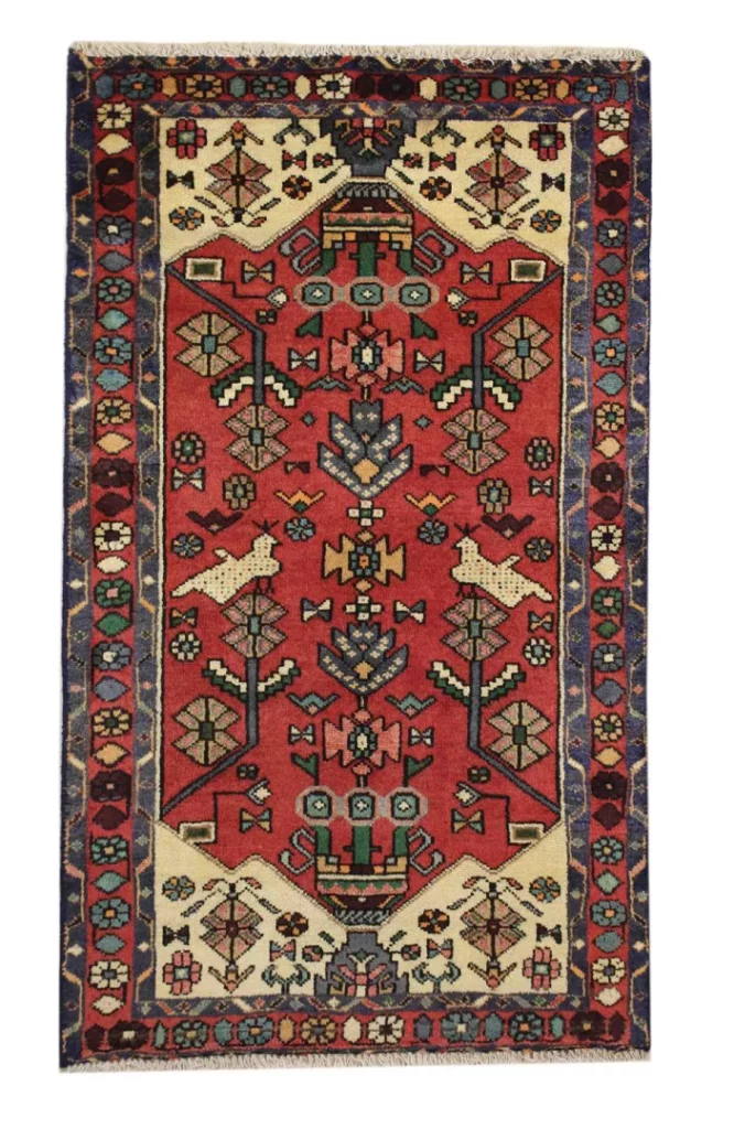 Perserteppich Hamadan 123 x 73 cm Wolle handgeknüpft