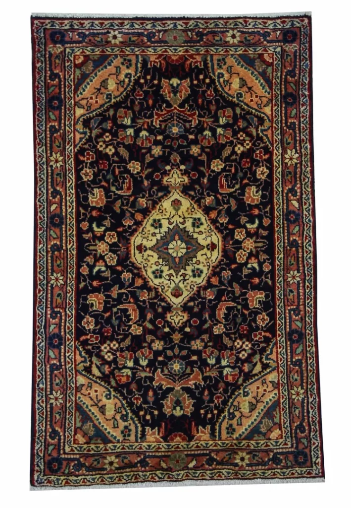Perserteppich Hamadan 123 x 75 cm Wolle handgeknüpft