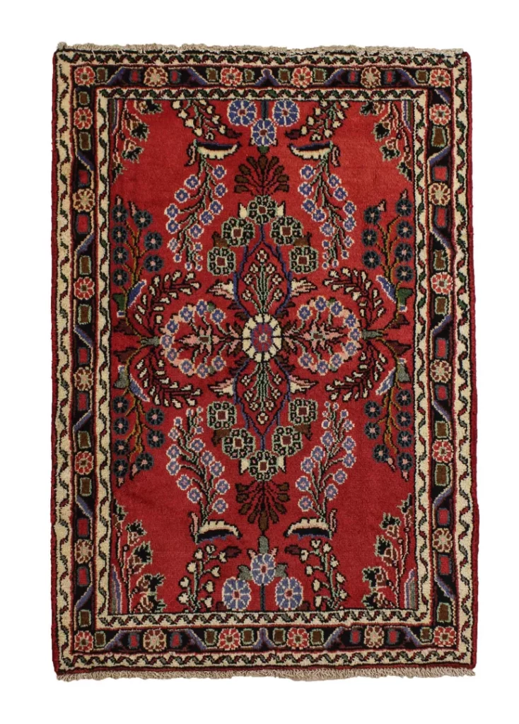 Perserteppich Hamadan 124x85 cm Wolle handgeknüpft