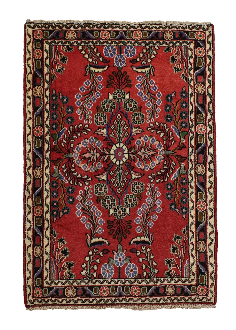 Perserteppich Hamadan 124x85 cm Wolle handgeknüpft