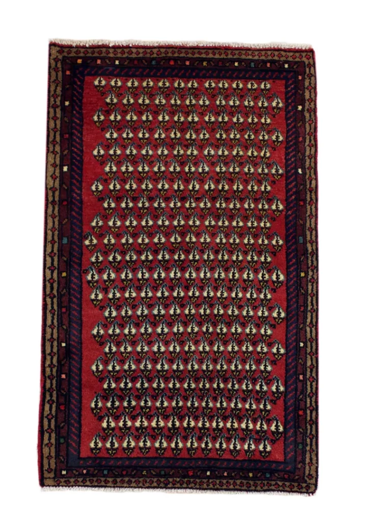 Perserteppich Hamadan 125 x 77 cm Wolle handgeknüpft