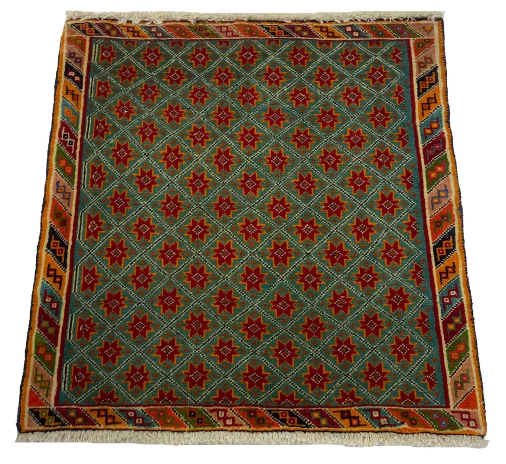 Perserteppich Ghashghai 69 x 67 cm Wolle handgeknüpft