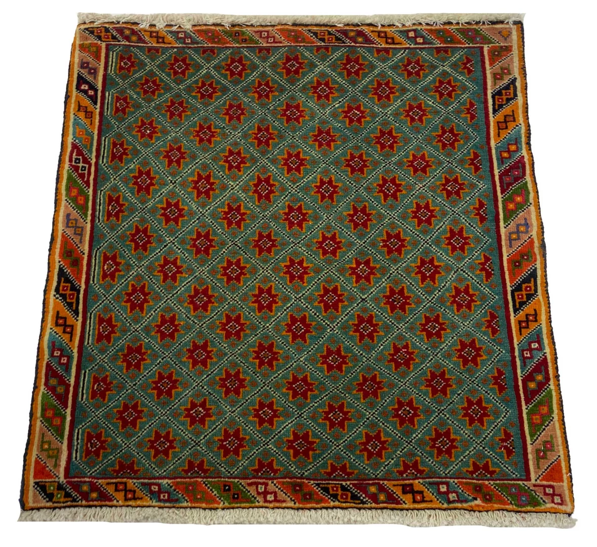 Perserteppich Ghashghai 69 x 67 cm Wolle handgeknüpft
