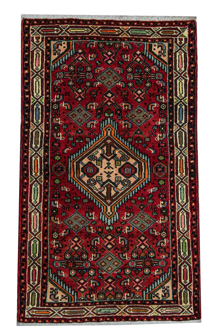 Perserteppich Hamadan 126 x 74 cm Wolle handgeknüpft
