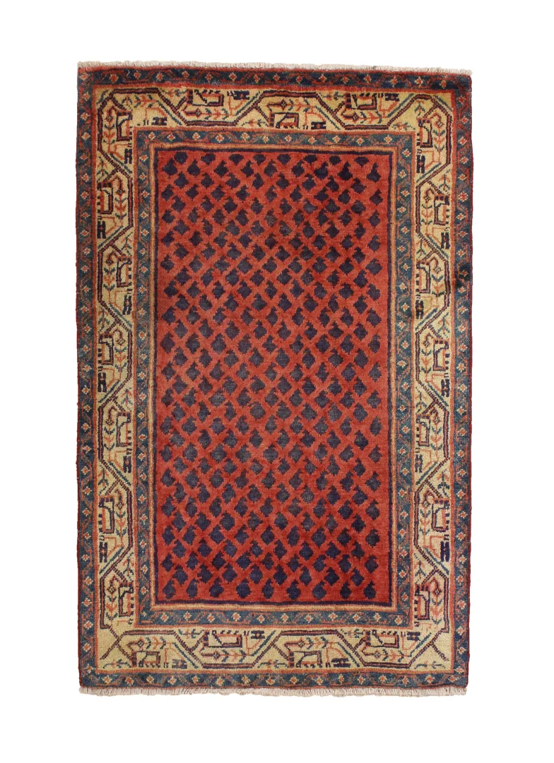 hamadan-teppich-126x80-cm-100000-knoten-handgeknupft-orientteppich Perserteppich Hamadan 126 x 80 cm Wolle handgeknüpft