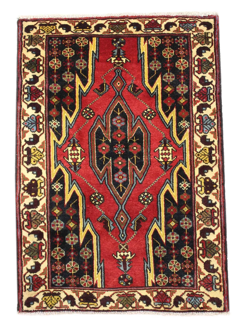 Perserteppich Hamadan 127 x 87 cm Wolle handgeknüpft