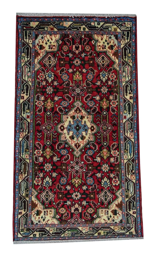 Perserteppich Hamadan 130 x 72 cm Wolle handgeknüpft