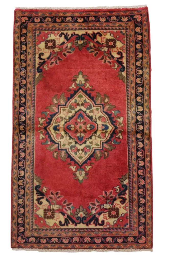 Perserteppich Hamadan 130 x 73 cm Wolle handgeknüpft