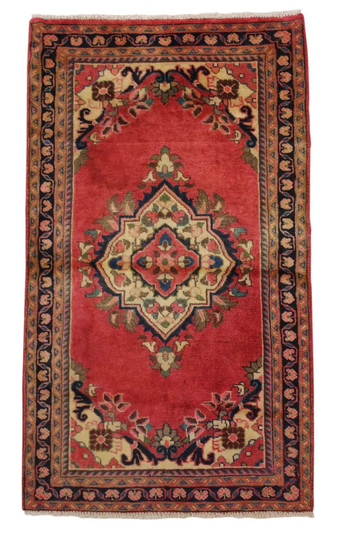 Perserteppich Hamadan 130 x 73 cm Wolle handgeknüpft
