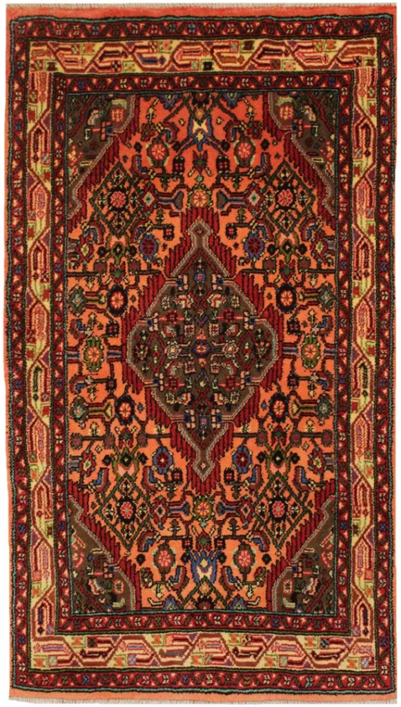 Perserteppich Hamadan 130 x 75 cm Wolle handgeknüpft