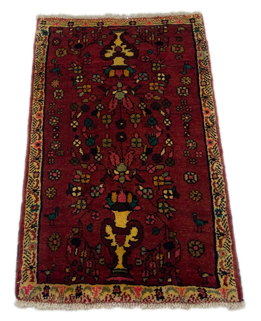 Perserteppich Hamadan 107x67 cm Wolle handgeknüpft