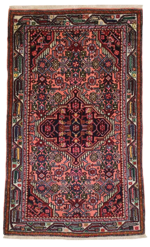 Perserteppich Hamadan 130 x 78 cm Wolle handgeknüpft