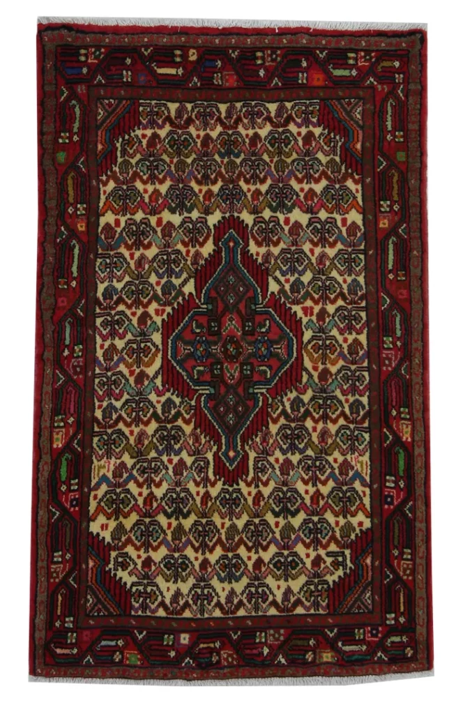 Perserteppich Hamadan 130 x 80 cm Wolle handgeknüpft