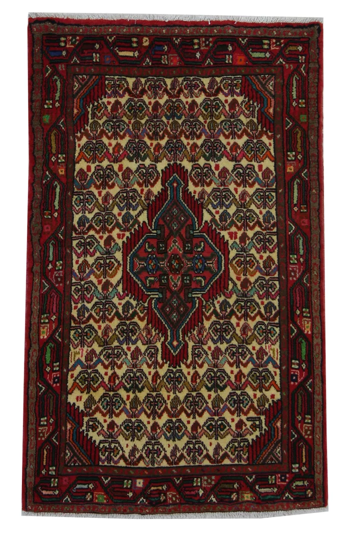 Perserteppich Hamadan 130 x 80 cm Wolle handgeknüpft